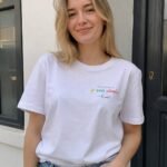 T-shirt chrétien femme “Je suis aimée” | blanc