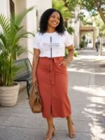 T-shirt chrétien femme “Jésus a changé ma vie” | Blanc