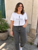 T-shirt chrétien femme “Jésus a changé ma vie” | Blanc – Image 2
