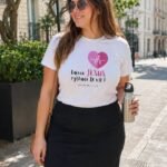 T-shirt chrétien femme “Laisse Jésus rythmer ta vie” | Blanc