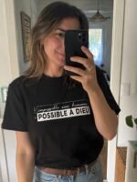 T-shirt chrétien femme “Possible à Dieu” | Diverses couleurs – Image 14