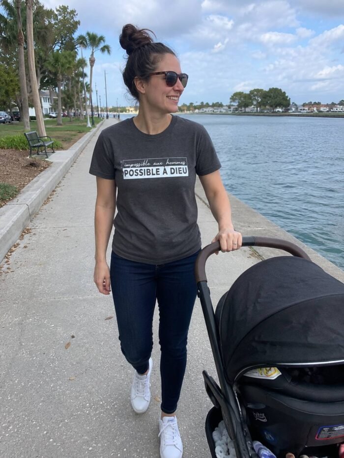 T-shirt chrétien femme “Possible à Dieu” | Diverses couleurs – Image 22