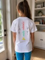 T-shirt chrétien fille “Je suis aimée” | blanc – Image 5
