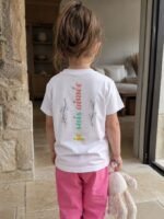 T-shirt chrétien fille “Je suis aimée” | blanc – Image 2