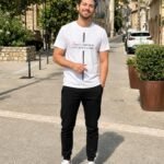 T-shirt chrétien homme “Jésus a changé ma vie” | blanc