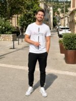 T-shirt chrétien homme “Jésus a changé ma vie” | blanc