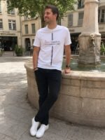 T-shirt chrétien homme “Jésus a changé ma vie” | blanc – Image 3