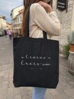 Tote bag chrétien “Ne crains pas” | Noir – Image 2