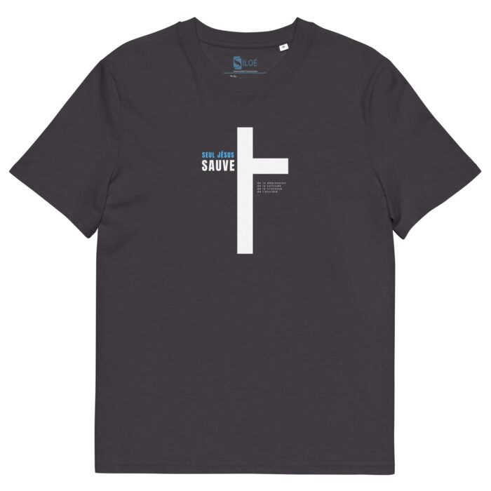 T-shirt chrétien homme “Jésus sauve” | En couleurs – Image 6