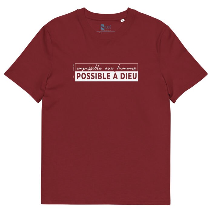T-shirt chrétien femme “Possible à Dieu” | Diverses couleurs – Image 12