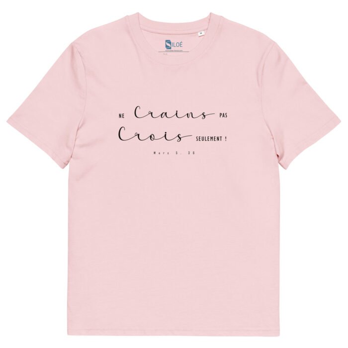 T-shirt chrétien femme “Ne crains pas” | Couleurs claires – Image 11