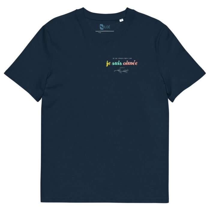 T-shirt chrétien femme “Je suis aimée” | 3 couleurs – Image 3
