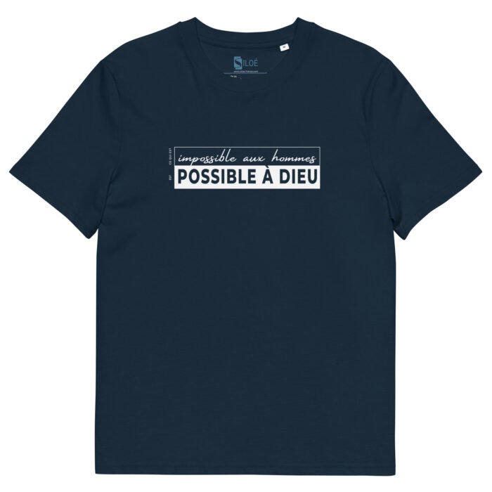 T-shirt chrétien femme “Possible à Dieu” | Diverses couleurs – Image 3