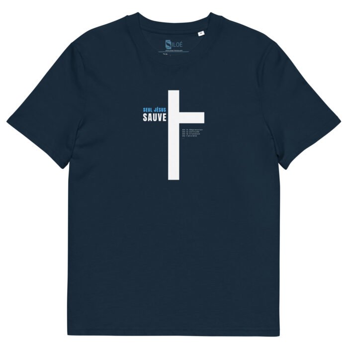 T-shirt chrétien homme “Jésus sauve” | En couleurs – Image 14