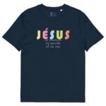 T-shirt chrétien femme “Jésus le chemin... ” | couleurs sombres – Image 3