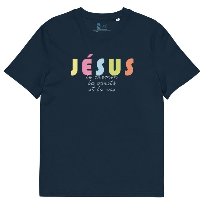T-shirt chrétien femme “Jésus le chemin... ” | couleurs sombres – Image 3