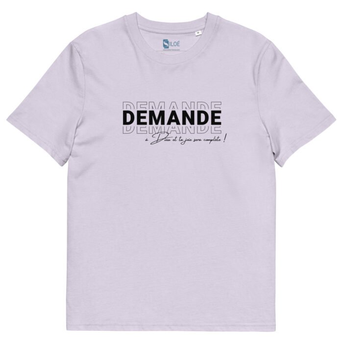T-shirt chrétien femme “Demande à Dieu” | blanc – Image 10