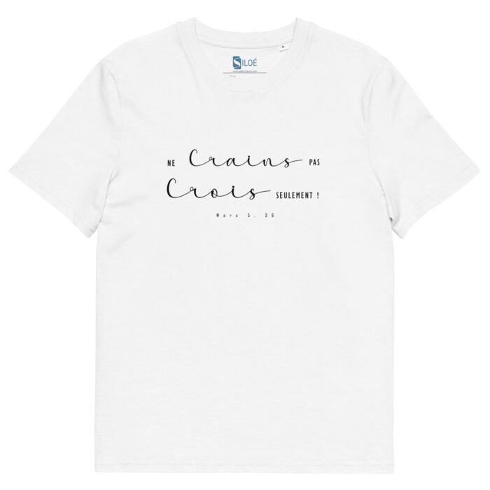 T-shirt chrétien femme “Ne crains pas” | Couleurs claires – Image 5