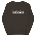 Sweat chrétien femme “Possible à Dieu”| Diverses couleurs – Image 17