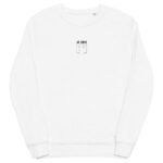 Sweat chrétien femme brodé “Alpha et Oméga” | blanc – Image 2